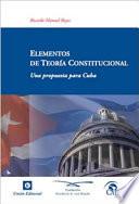 Libro de Elementos De Teoría Constitucional
