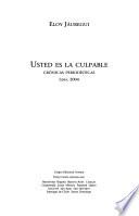 Libro de Usted Es La Culpable
