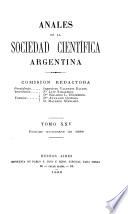 Libro de Anales De La Sociedad Científica Argentina