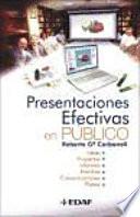 Libro de Presentaciones Efectivas En Público