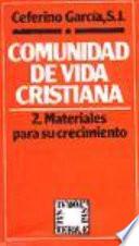 Libro de Comunidad De Vida Cristiana