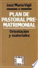 Libro de Plan De Pastoral Prematrimonial