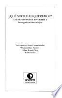 Libro de Qué Sociedad Queremos?