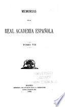 Libro de Memorias De La Real Academia Española