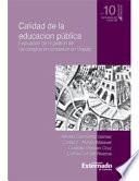 Libro de Calidad De La Educación Pública