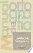 Libro de Manual De Ortografía