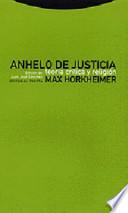 Libro de Anhelo De Justicia