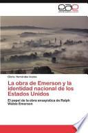 Libro de La Obra De Emerson Y La Identidad Nacional De Los Estados Unidos