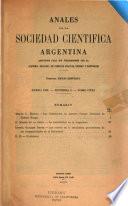 Libro de Anales De La Sociedad Científica Argentina