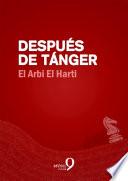 Libro de Después De Tánger