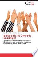 Libro de El Papel De Los Consejos Comunales