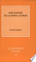 Libro de Explicación De La Divina Liturgia