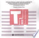 Libro de Efectos Tóxicos A Largo Plazo De La Exposición Aguda A Compuestos Organofosforados. Alteraciones En La Ejecución De Tareas De Aprendizaje Espacial