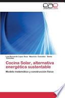 Libro de Cocina Solar, Alternativa Energética Sustentable