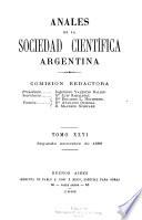 Libro de Anales De La Sociedad Científica Argentina