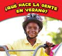 Libro de Que Hace La Gente En Verano?
