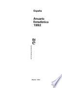 Libro de Anuario Estadístico De España