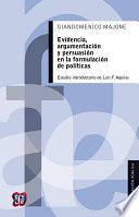 Libro de Evidencia, Argumentación Y Persuasión En La Formulación De Políticas