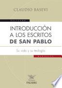 Libro de Introducción A Los Escritos De San Pablo