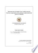 Libro de Aproximación Al Estudio De Un Cambio Musical