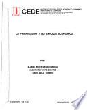 Libro de La Privatización Y Su Enfoque Económico