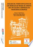 Libro de Análisis Del Poder Explicativo De Los Modelos De Riesgo De Crédito