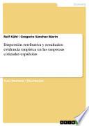 Libro de Dispersión Retributiva Y Resultados: Evidencia Empírica En Las Empresas Cotizadas Españolas