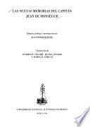 Libro de Las Nuevas Memorias Del Capitán Jean De Monségur