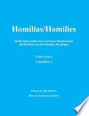 Libro de Homilias/homilies Reflexiones Sobre Las Lecturas De Domingo/reflections Onthe Sunday Readings Ciclo/cycle A Tomo/book 1