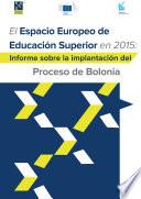 Libro de El Espacio Europeo De Educación Superior En 2015. Informe Sobre La Implantación Del Proceso De Bolonia