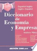 Libro de Diccionario De Economia Y Empresa / Dictionary Of Economic And Business Terms