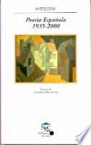 Libro de Antología, Poesía Española 1935 2000