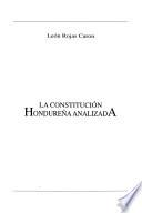 Libro de La Constitución Hondureña Analizada