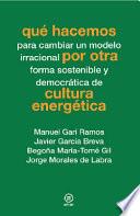 Libro de Qué Hacemos Por Otra Cultura Energética