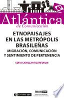 Libro de Etnopaisajes En Las Metrópolis Brasileñas