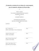 Libro de Evaluacion Economica De Un Sistema De Vermicomposta Para La Industria Cafetalera De Puerto Rico
