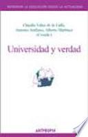 Libro de Universidad Y Verdad