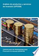 Libro de Uf0338 Análisis De Productos Y Servicios De Inversión