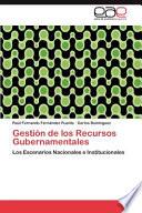 Libro de Gestión De Los Recursos Gubernamentales