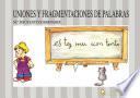 Libro de Uniones Y Fragmentaciones De Palabras