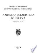 Libro de Anuario Estadístico De España