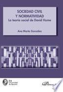 Libro de Sociedad Civil Y Normatividad. La Teoría Social De David Hume