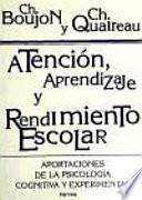 Libro de Atención, Aprendizaje Y Rendimiento Escolar