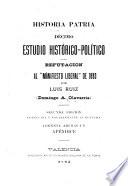 Libro de Estudio Histórico Político