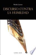 Libro de Discurso Contra La Humildad