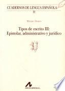 Libro de Tipos De Escrito