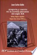 Libro de Alegoría Y Nación En La Novela Peruana Del Siglo Xx