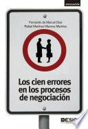 Libro de Los Cien Errores En Los Procesos De Negociación