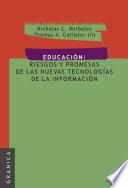 Libro de Educación: Riesgos Y Promesas De Las Nuevas Tecnologías De La Información