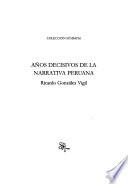 Libro de Años Decisivos De La Narrativa Peruana